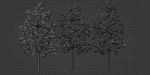 pine trees collection vol 51-Blender
