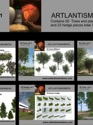 plant collection 3d models2