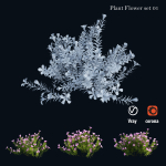 Plant Flower set 01