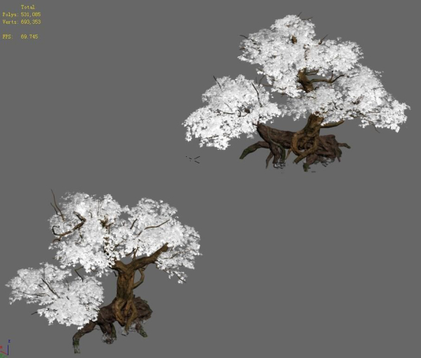 Plant - red tree 03