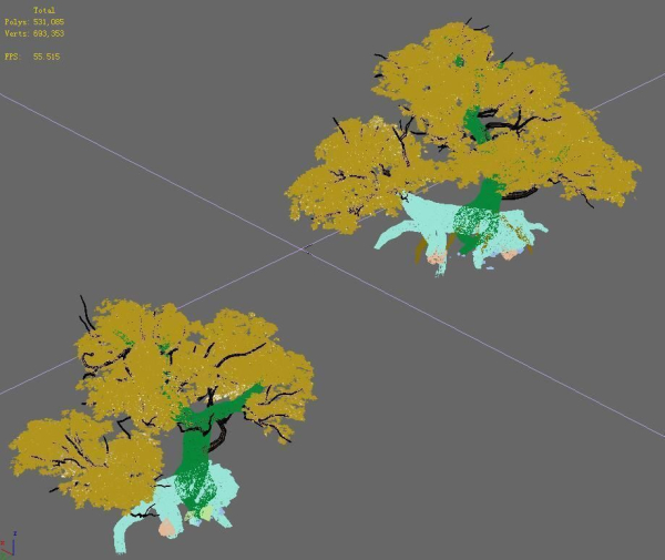 Plant - red tree 03