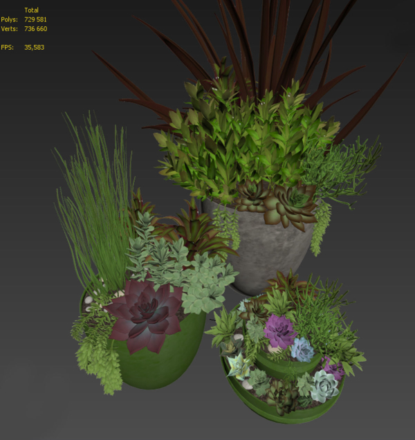 Plants 3 planter with succulents in it