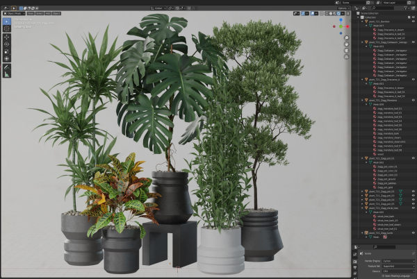 Plants collection 721