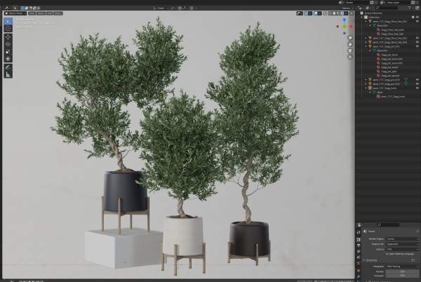 Plants collection 737