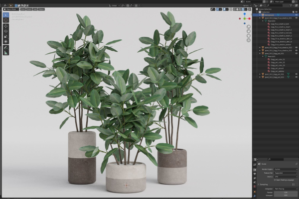 Plants collection 910