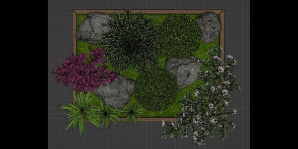 plants collection vol 17-Blender