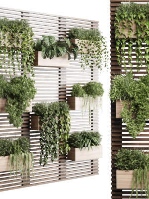 plants-set-partition-in-wooden-frame-vertical-graden-3d-model-max-obj-fbx