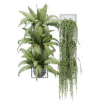 Pocket fern wall planter