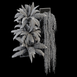 Pocket fern wall planter