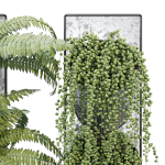 Pocket fern wall planter