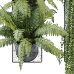 Pocket fern wall planter