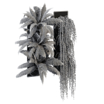 Pocket fern wall planter