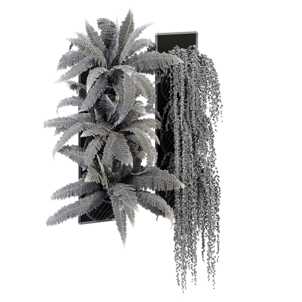 Pocket fern wall planter