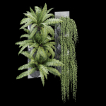 Pocket fern wall planter