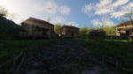 Pond Village Scene