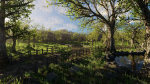 Pond Village Scene