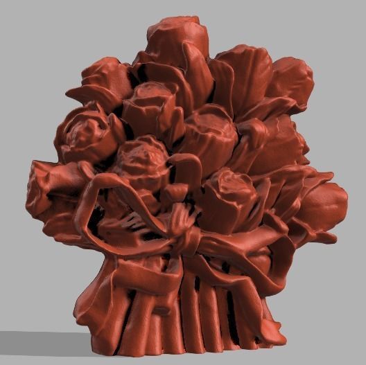 pot ou vase au motif de fleur