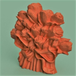 pot ou vase au motif de fleur