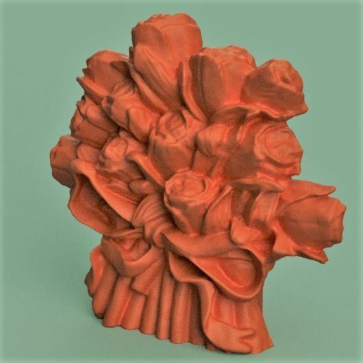 pot ou vase au motif de fleur