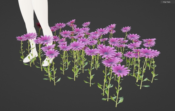 Purple Daisy Pbr