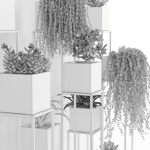 Quadrant Plant Stand