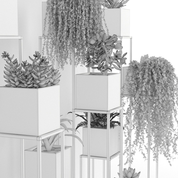 Quadrant Plant Stand