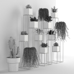 Quadrant Plant Stand