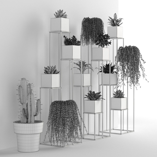 Quadrant Plant Stand