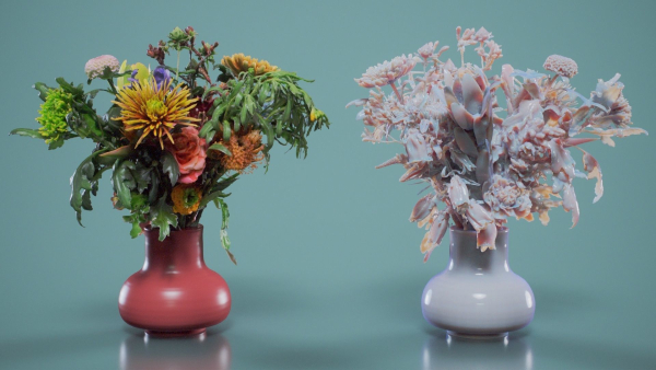 RAW Scan of a Flower Bouquet