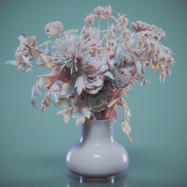 RAW Scan of a Flower Bouquet
