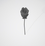 realistic 3d rose flower