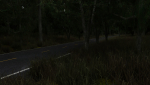 Realistic Forest Road Scene 3D Blender File Textured