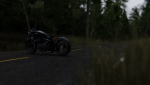 Realistic Forest Road Scene 3D Blender File Textured