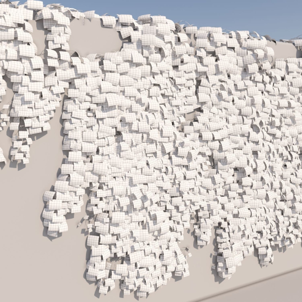 Realistic High Poly Hanging Ivy
