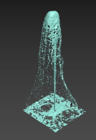 Realistic Water Fountain Loop Animation 7