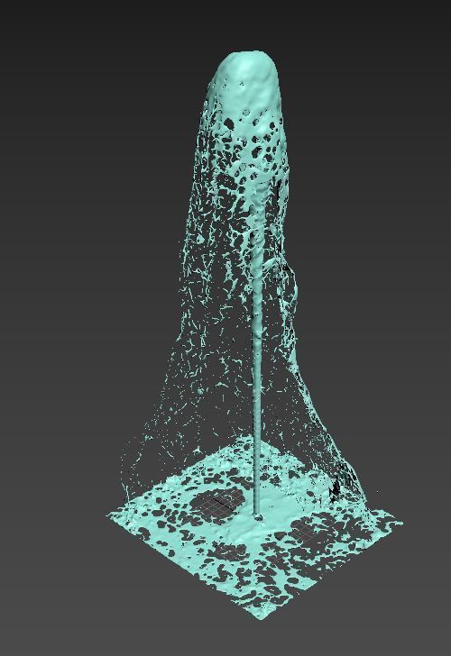 Realistic Water Fountain Loop Animation 7