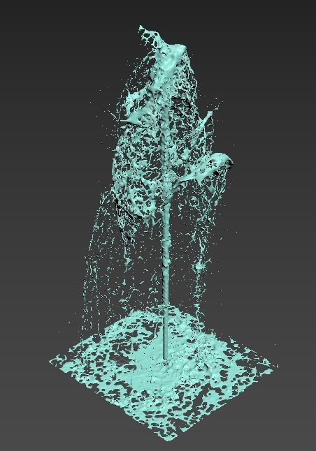 Realistic Water Fountain Loop Animation 7
