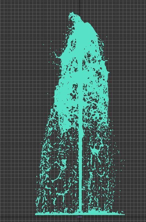 Realistic Water Fountain Loop Animation 7