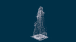 Realistic Water Fountain Loop Animation 7