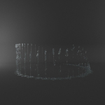 Realistic Water Jet Exterior Fountains Animation
