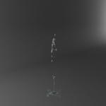 Realistic Water Jet Exterior Fountains Animation