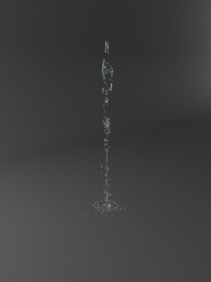 Realistic Water Jet Exterior Fountains Animation