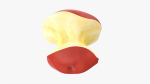 Red bitten apple