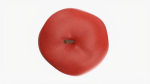 Red bitten apple