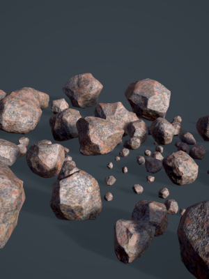 Red rockstones