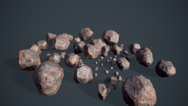 Red rockstones