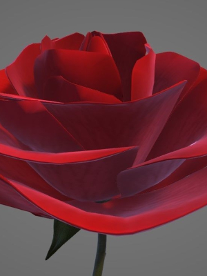 red-rose-3d-model-rigged-fbx-blend-gltf-3mf