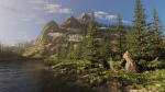 River Mountains Scene