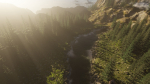 River Mountains Scene