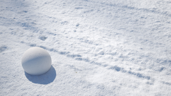 Road in snow seamless texture